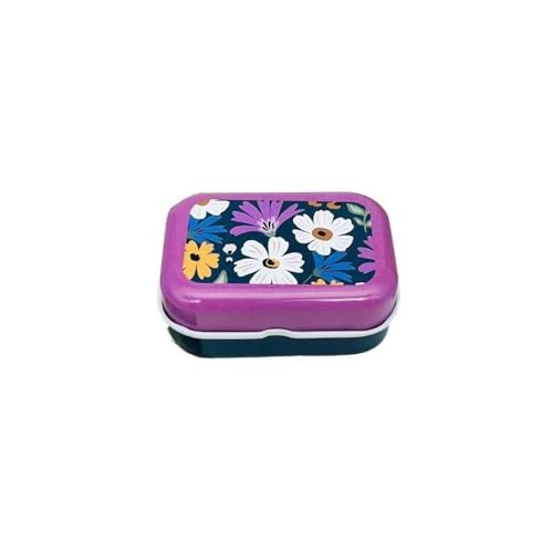 Haione Mini-Blumen-Blechdose mit Deckel für Frauen, rechteckige Eisentasche, Tee, Mini-Metallboxen, tragbare Aufbewahrungsbehälter für Süßigkeiten, Münzen, Schlüssel, Perlen, Ohrstöpsel, Schmuck (#12) Haione Mini-Blumen-Blechdose mit Deckel für Frauen, rechteckige Eisentasche, Tee, Mini-Metallboxen, tragbare Aufbewahrungsbehälter für Süßigkeiten, Münzen, Schlüssel, Perlen, Ohrstöpsel, Schmuck (#12) von Haione