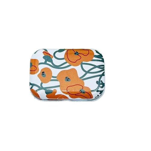 Haione Ölgemälde Blumen Mini-Blechdose mit Deckel für Frauen, rechteckige Eisentasche, Tee, Mini-Metallboxen, tragbare Aufbewahrungsbehälter für Süßigkeiten, Münzen, Schlüssel, Perlen, Ohrstöpsel Haione Ölgemälde Blumen Mini-Blechdose mit Deckel für Frauen, rechteckige Eisentasche, Tee, Mini-Metallboxen, tragbare Aufbewahrungsbehälter für Süßigkeiten, Münzen, Schlüssel, Perlen, Ohrstöpsel von Haione