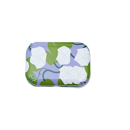 Haione Ölgemälde Blumen Mini-Blechdose mit Deckel für Frauen, rechteckige Eisentasche, Tee, Mini-Metallboxen, tragbare Aufbewahrungsbehälter für Süßigkeiten, Münzen, Schlüssel, Perlen, Ohrstöpsel Haione Ölgemälde Blumen Mini-Blechdose mit Deckel für Frauen, rechteckige Eisentasche, Tee, Mini-Metallboxen, tragbare Aufbewahrungsbehälter für Süßigkeiten, Münzen, Schlüssel, Perlen, Ohrstöpsel von Haione