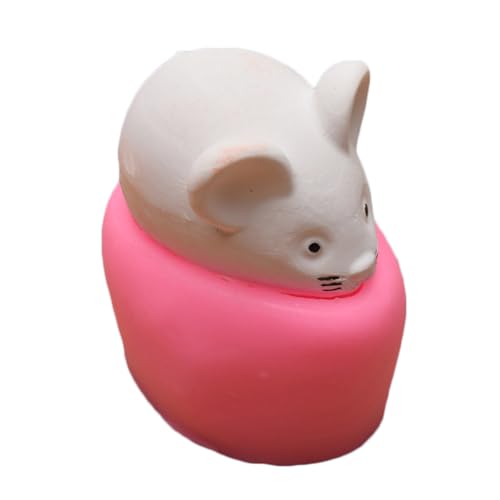 Haione Ratte Silikon Fondant Form Schokolade Kuchen Dekoration Backwerkzeuge für DIY Keks Eiswürfel Kerze Süßigkeiten Seife von Haione