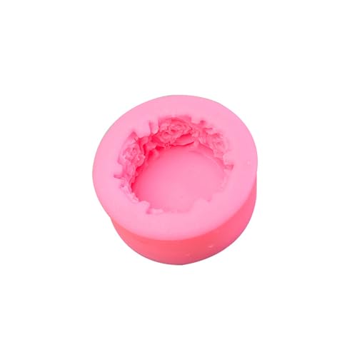 Haione Rose Blume Silikon Fondant Form Schokolade Kuchen Dekoration Backwerkzeuge für DIY Keks Eiswürfel Kerze Süßigkeiten Seife (#4) von Haione