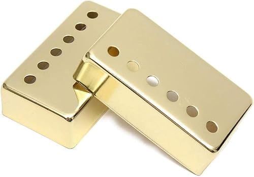 Haione Tonabnehmer/Set mit 2 Humbucker-LP-Gitarren-Tonabnehmerabdeckungen,Nickelabdeckungen,50 mm und 52 mm Abstand von Haione