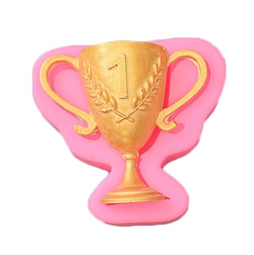 Haione Trophäe Silikon Fondant Form Schokolade Kuchen Dekoration Backwerkzeuge für DIY Keks Eiswürfel Kerze Süßigkeiten Seife (#1 von Haione