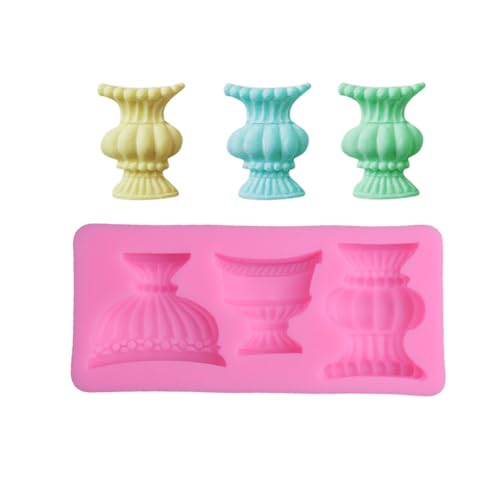 Haione Vase Silikon Fondant Form Schokolade Kuchen Dekoration Backwerkzeuge für DIY Keks Eiswürfel Kerze Süßigkeiten Seife Haione Vase Silikon Fondant Form Schokolade Kuchen Dekoration Backwerkzeuge für DIY Keks Eiswürfel Kerze Süßigkeiten Seife von Haione