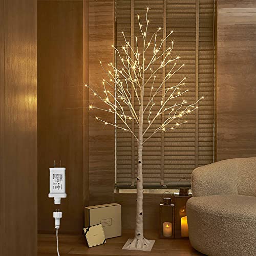 Hairui LED Baum Warmweiß 128LEDs Birke Lichterbaum 180CM Künstlicher Weihnachtsbaum mit Teilweise Funkelnder Funktion LED Birkenbaum für Party, Hochzeit, Heimdekoration 24V Sicherheitsspannung Hairui LED Baum Warmweiß 128LEDs Birke Lichterbaum 180CM Künstlicher Weihnachtsbaum mit Teilweise Funkelnder Funktion LED Birkenbaum für Party, Hochzeit, Heimdekoration 24V Sicherheitsspannung von Hairui