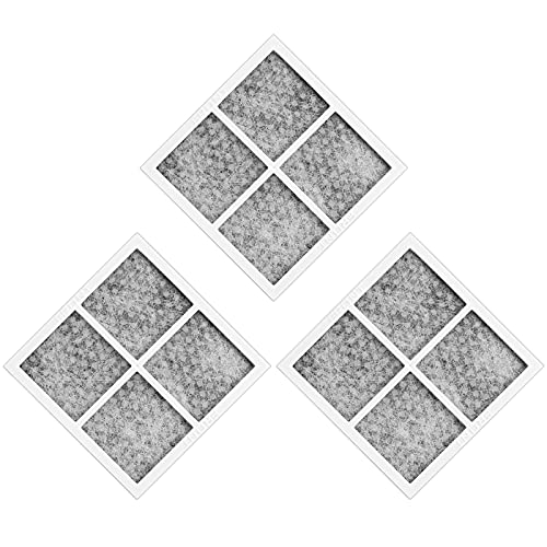 Haisheng 3 Stück Kühlschrank Luftfilter, Fresh Air Ersatz-Luftfilter, für Kühlschrank/Gefrierschrank/Luftreiniger LG LT120F, ADQ73214405, ADQ73214408, ADQ73214404, Kenmore Elite 469918 von Haisheng