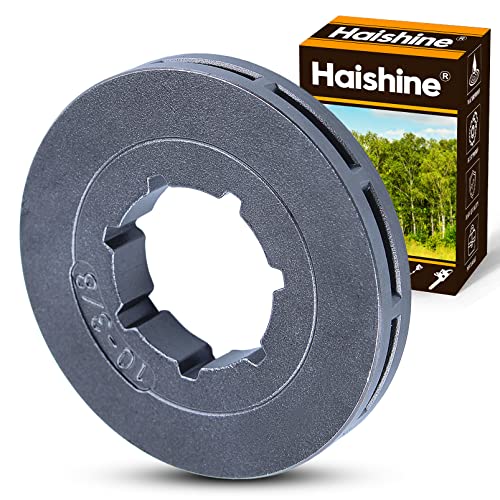 Haishine 3/8 "10T Zähne Kettensäge Kettenradfelge für Stihl 070 080 090 MS720 064 066 MS640 MS660 084 088 MS880 Kettensäge 2 Zoll Durchmesser von HAISHINE