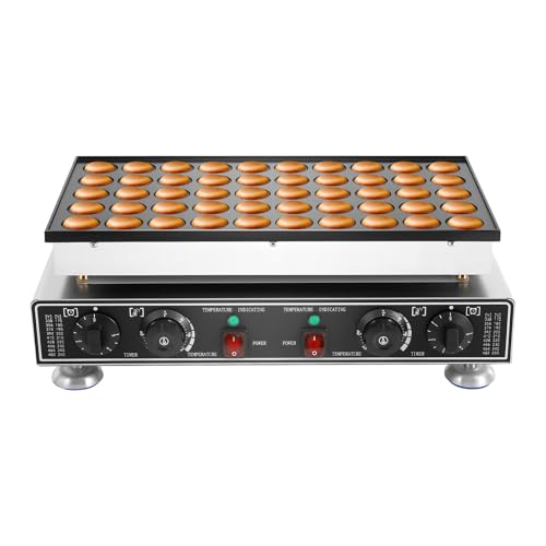 Elektrischer Poffertjes Macher 50 Löcher, 1800W Waffeleisen, Timing Bereich 1-5min, Temperaturbereich 50-300℃ für Fast-Food-Läden, Cafés, Bäckereien, Restaurants Elektrischer Poffertjes Macher 50 Löcher, 1800W Waffeleisen, Timing Bereich 1-5min, Temperaturbereich 50-300℃ für Fast-Food-Läden, Cafés, Bäckereien, Restaurants von Haitiahote