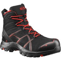 HAIX Stiefel BLACK EAGLE 40.1, MID, S3, schwarz-rot, Gr. 10 (45) von Haix