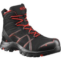 HAIX Stiefel BLACK EAGLE 40.1, MID, S3, schwarz-rot, Gr. 9,5 (44) von Haix