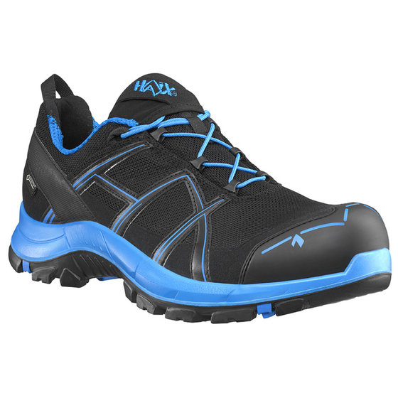 Haix - Sicherheitshalbschuh BLACK EAGLE Safety 40.1 low/black-blue, S3, schwarz/blau, Größe UK 11.0 / EU 46 von Haix