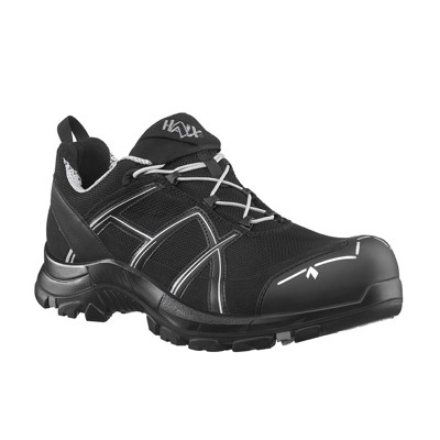 Sicherheitshalbschuh BLACK EAGLE Safety 41.1 low/black-silver, S1P, schwarz/silber, Größe UK 7.5 / EU 41 von Haix