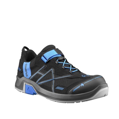 Sicherheitshalbschuh CONNEXIS Safety T S1 low black-blue, S1, schwarz/blau, Größe UK 8.0 / EU 42 von Haix