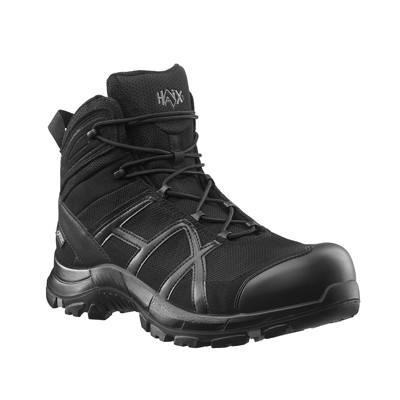 Sicherheitsstiefel BLACK EAGLE Safety 40 mid/black-black, S3, schwarz, Größe UK 12.0 / EU 47 von Haix