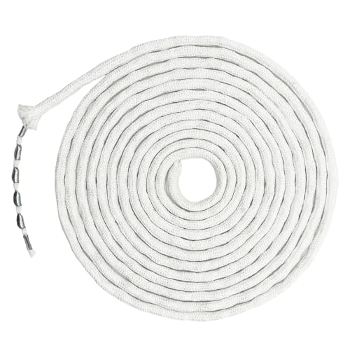 Haizibo 50g-10m Bleiband für Gardinen Bleiband für Gardinen Schwer Bleiband Duschvorhang Beschwerer für Gardinen Stoffe Moskitonetz Vorhänge(weiß) von Haizibo