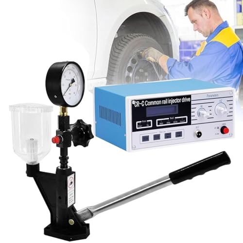 Dieseleinspritzdüsen-Tester-Kompressionssatz, Common-Rail-Injektor-Tester, Multifunktionsdetektor Diesel Elektromagnetischer Injektor-Tester Mit S60h-Kraftstoffdüse, Cr-C-Injektor-Tester von HajMyrdonyx