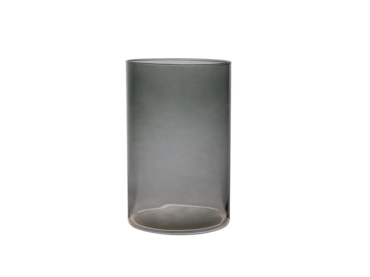 Hakbijl Glass Deko-Glas, Grau H:19cm D:14cm Glas von Hakbijl Glass