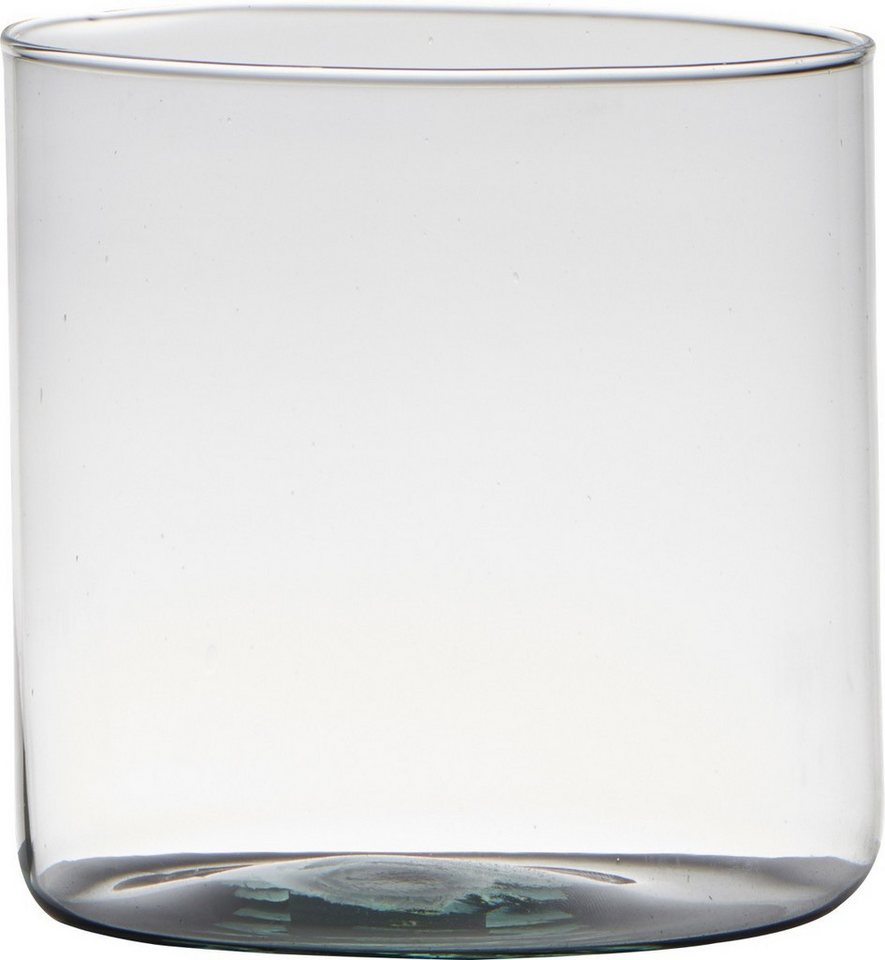 Hakbijl Glass Deko-Glas ZYLINDER, Transparent H:15cm D:14.2cm Glas von Hakbijl Glass