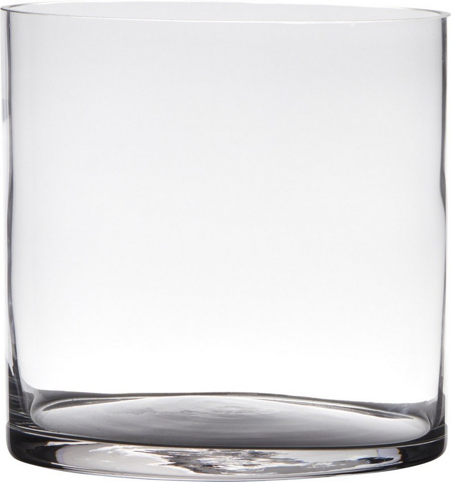 Hakbijl Glass Deko-Glas ZYLINDER, Transparent H:19cm D:19cm Glas von Hakbijl Glass