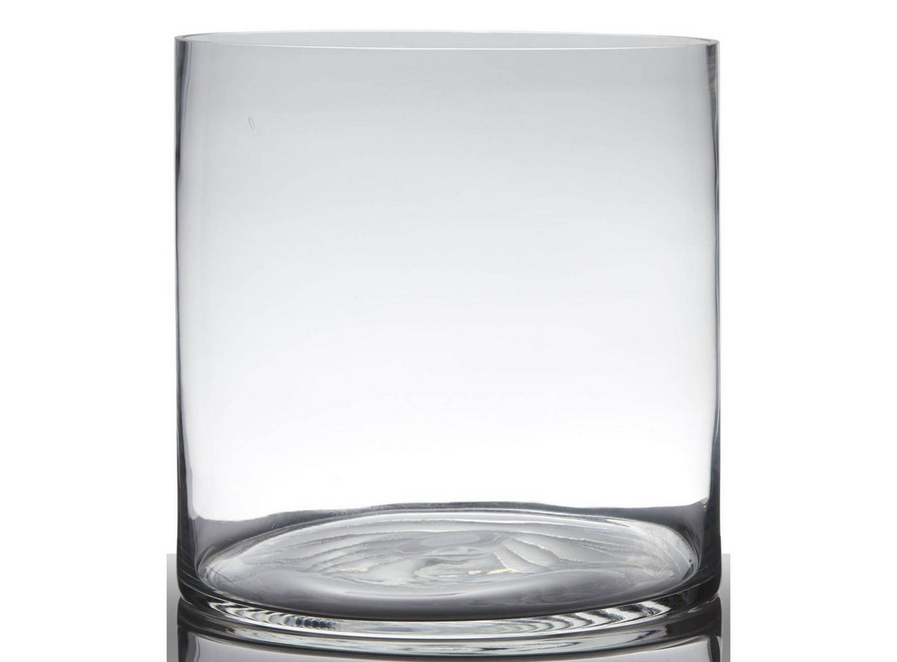 Hakbijl Glass Deko-Glas ZYLINDER, Transparent H:30cm D:25cm Glas von Hakbijl Glass