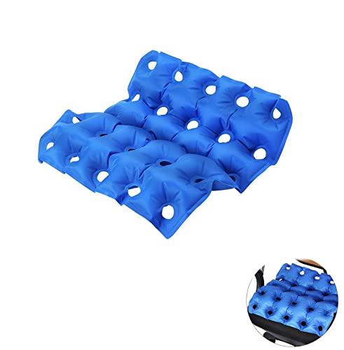 Hakeeta Aufblasbares Sitzkissen, Stuhlmatte aus Memory-Schaum, komfortabel, aufblasbare Stuhlmatte für Krankenhauspatienten, Patienten im Bett von Hakeeta