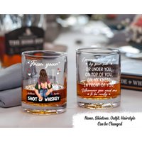 From Your Shot Of Whisky - Personalisiertes Whiskyglas, Individuelles Paargeschenk, Jahrestagshochzeitsgeschenk, Valentinstagsgeschenk Für Ehemann From Your Shot Of Whisky - Personalisiertes Whiskyglas, Individuelles Paargeschenk, Jahrestagshochzeitsgeschenk, Valentinstagsgeschenk Für Ehemann von HakkiAsanStudio