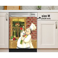 Home Chef Geschirrspülmaschine Magnet Tür Abdeckung Wohnkultur, Geschirrspüler Abdeckung, Aufkleber, Housewarminggeschenke, Küchendekor, Geschenk von HakkiAsanStudio