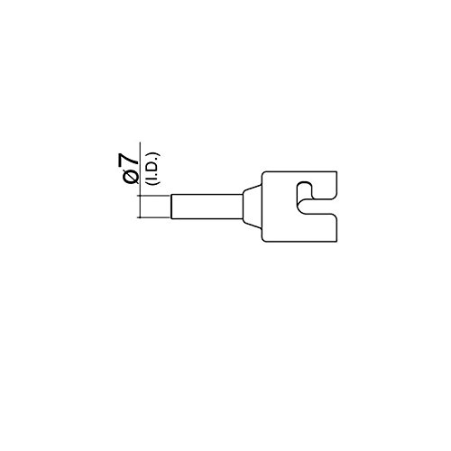 Hakko Heißluft-Nachbearbeitungsdüse, N51-04 (7 mm) von Hakko