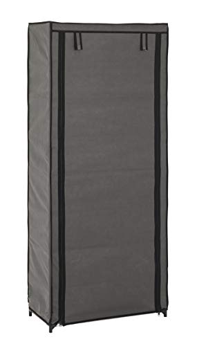 HAKU Möbel Stoffschrank, Kunststoff, grau-schwarz, B 60 x T 30 x H 142 cm von HAKU Möbel