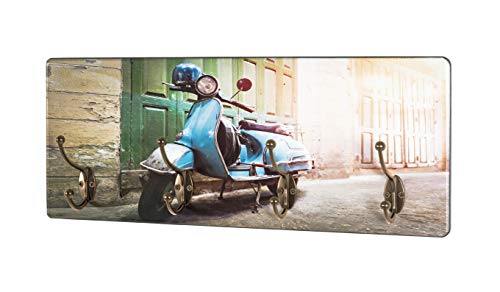 HAKU Möbel Wandgarderobe Bronze, Motiv, MDF, Metall - Maße: B 50 cm x H 20 cm x T 5 cm, Style: Industrial von HAKU Möbel