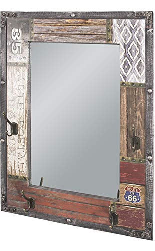 HAKU Möbel 28955 Wandgarderobe, vintage, 8 x 55 x 75 cm von HAKU Möbel