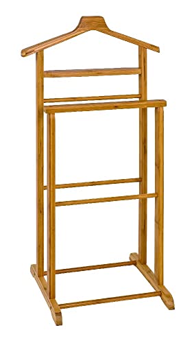 HAKU Möbel Herrendiener Natur, Bambus - Maße: B 48 cm x H 96 cm x T 35 cm, Style: Scandinavian HAKU Möbel Herrendiener Natur, Bambus - Maße: B 48 cm x H 96 cm x T 35 cm, Style: Scandinavian von HAKU Möbel