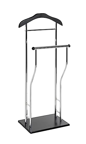 HAKU Möbel Herrendiener Chrom, schwarz, MDF, Metall - Maße: B 45 cm x H 110 cm x T 30 cm, Style: Modern HAKU Möbel Herrendiener Chrom, schwarz, MDF, Metall - Maße: B 45 cm x H 110 cm x T 30 cm, Style: Modern von HAKU Möbel