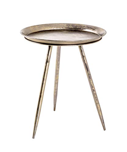 HAKU Möbel Beistelltisch Bronze, Metall - Maße: H 54 cm x Ø 44 cm, Style: Modern HAKU Möbel Beistelltisch Bronze, Metall - Maße: H 54 cm x Ø 44 cm, Style: Modern von HAKU Möbel