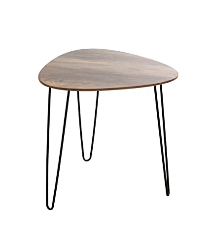 HAKU Möbel Beistelltisch Eiche, schwarz, MDF, Metall - Maße: B 48 cm x H 48 cm x T 48 cm, Style: Modern HAKU Möbel Beistelltisch Eiche, schwarz, MDF, Metall - Maße: B 48 cm x H 48 cm x T 48 cm, Style: Modern von HAKU Möbel
