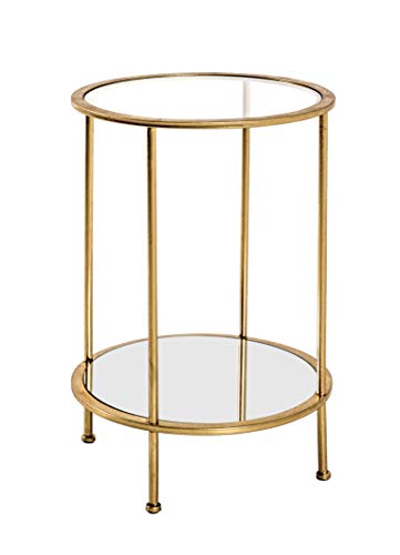 HAKU Möbel Beistelltisch, Metall, gold, Ø 38 x H 55 cm von HAKU Möbel