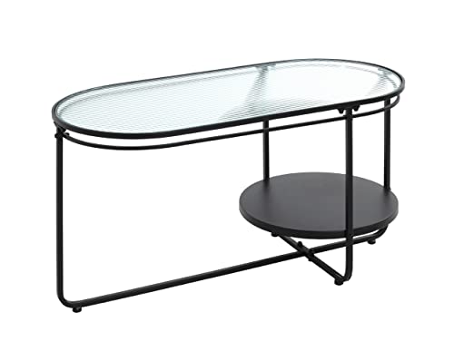 HAKU Möbel Couchtisch, Metall, schwarz, B 90 x T 42 x H 49 cm von HAKU Möbel