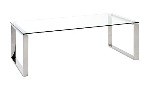 HAKU Möbel Couchtisch, Edelstahl, edelstahl, B 120 x T 60 x H 40 cm von HAKU Möbel