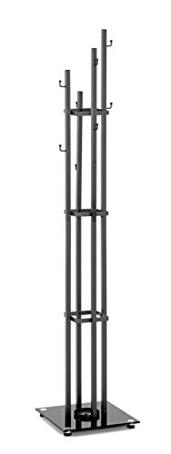 HAKU Möbel Garderobenständer, Metall, anthrazit-schwarz, B 35 x T 35 x H 183 cm von HAKU Möbel