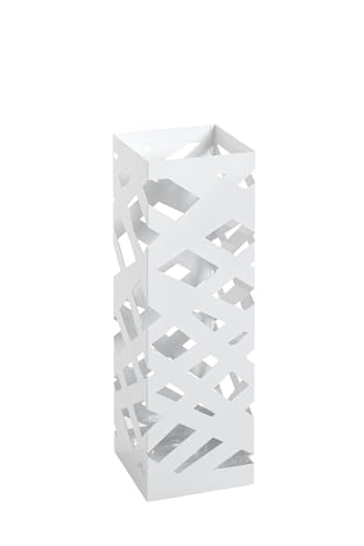 HAKU Möbel Schirmständer weiß, Metall - Maße: B 16 cm x H 48 cm x T 16 cm, Style: Modern von HAKU Möbel