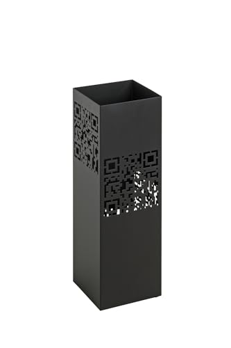 HAKU Möbel Schirmständer schwarz, Metall - Maße: B 16 cm x H 48 cm x T 16 cm, Style: Modern von HAKU Möbel