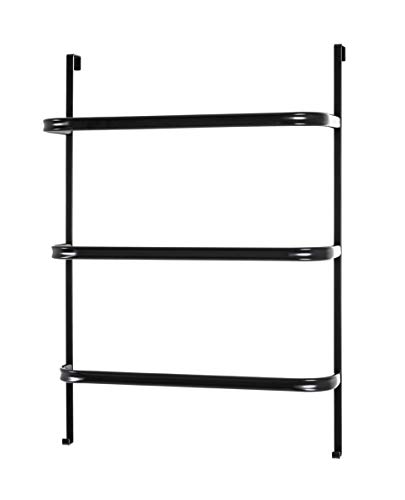 HAKU Möbel Türhandtuchhalter, Metall, schwarz, B 55 x T 21 x H 78 cm von HAKU Möbel