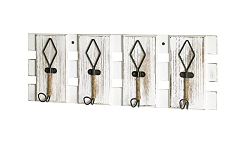 HAKU Möbel Garderobenleiste Vintage, MDF, Metall - Maße: B 55 cm x H 20 cm x T 7 cm, Style: Industrial von HAKU Möbel