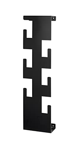 HAKU Möbel Wandgarderobe, Metall, schwarz, B 15 x T 8 x H 60 cm von HAKU Möbel