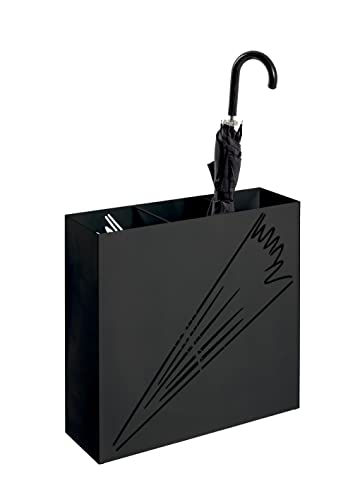 HAKU Möbel Schirmständer schwarz, Metall - Maße: B 50 cm x H 48 cm x T 16 cm, Style: Modern HAKU Möbel Schirmständer schwarz, Metall - Maße: B 50 cm x H 48 cm x T 16 cm, Style: Modern von HAKU Möbel