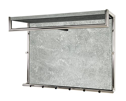 HAKU Möbel Wandgarderobe, MDF, chrom-betonoptik, B 80 x T 30 x H 60 cm HAKU Möbel Wandgarderobe, MDF, chrom-betonoptik, B 80 x T 30 x H 60 cm von HAKU Möbel
