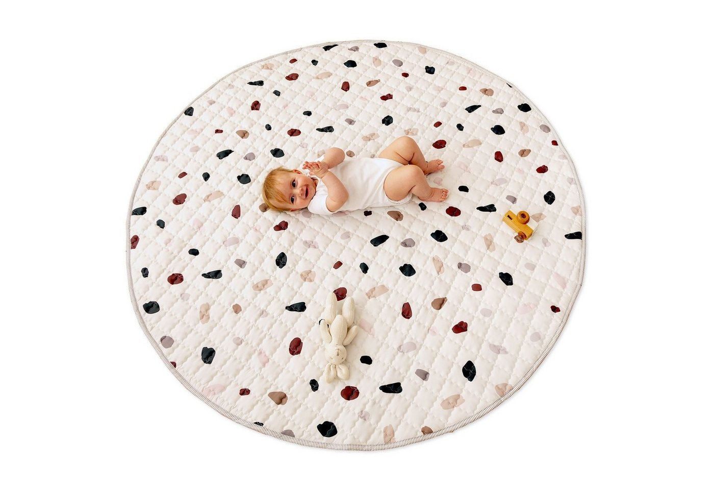 Krabbeldecke für Baby 1,5m, Krabbelmatte, Spielmatte mit Rutschfester Unterseite, Hakuna Matte von Hakuna Matte