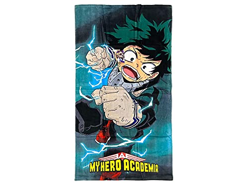 My Hero Academia Izuku Midoriya Badetuch Strandtuch Duschtuch MHA5302 70 x 140 cm von Halantex