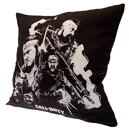 Kissen Kopfkissen Jugendliche Kinder Dekokissen mit Füllung Zierkissen 40x40 cm Call of Duty- Schwartz COD-5629C von Halantex