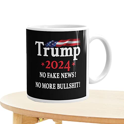 Halatua Trump Kaffeetasse | Trump Is My President Kaffeetasse, politische Kaffeetassen, Keramik, republikanische Geschenke für Konservativen, Neuheit Geschenk für Männer von Halatua